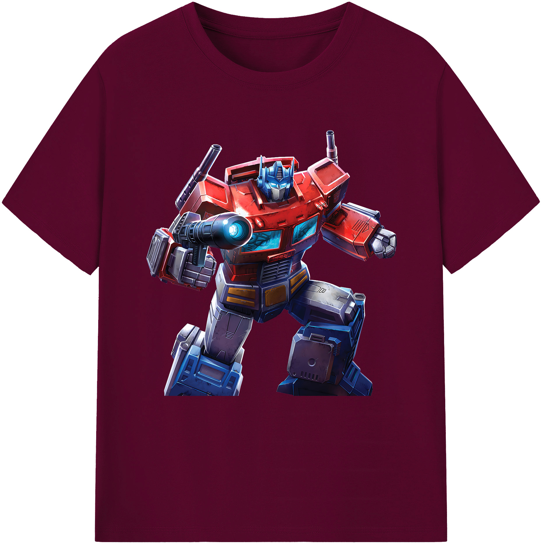 （画像用） Transformers トランスフォーマー レディースカジュアルプリントTシャツ（綿100％）